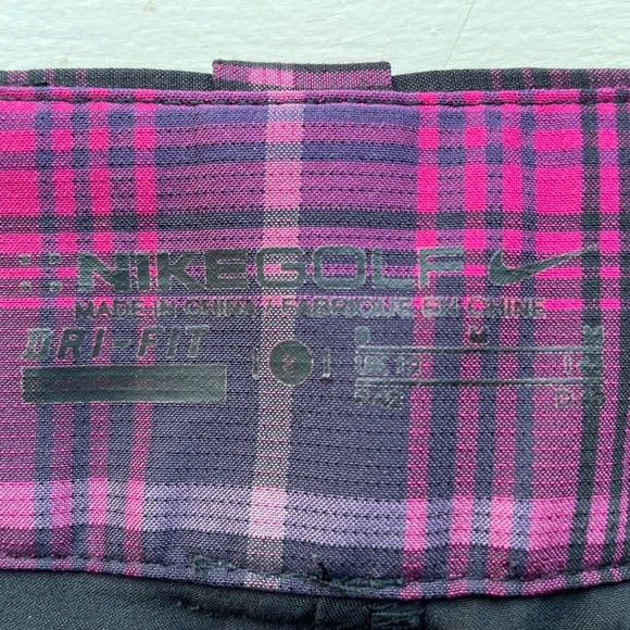 Nike Golf, Nike FitDry, Ladies Skort, Plaid, Pleats, pockets, NWOT, Size 8 - Picture 3 of 3